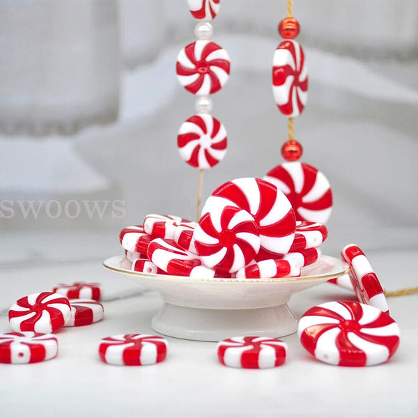 Christmas Tree Hanging Candy Cane Pendant Ornament Xmas Home Party Decor