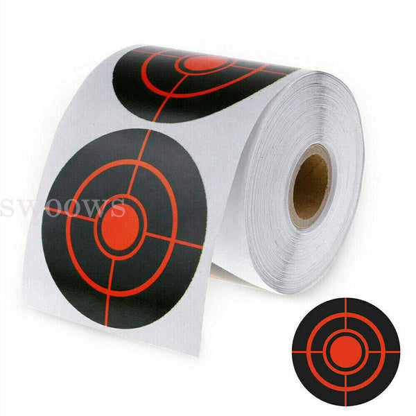250X/Roll Shooting Target Self Adhesive Target Sticker Targets Splatter Reactive