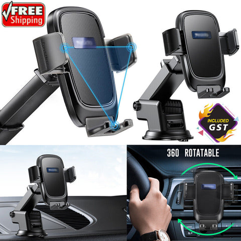 Rotation Car Phone Holder Air Vent Mount Stand For iPhone 15 Samsung S24 FE