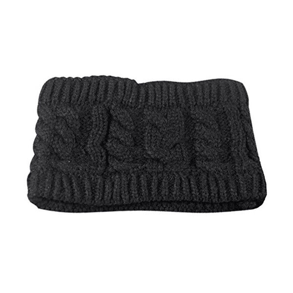 Women Beanie Stretch Knit Hat Crochet Band Ponytail Tail Bun Messy Skull Head