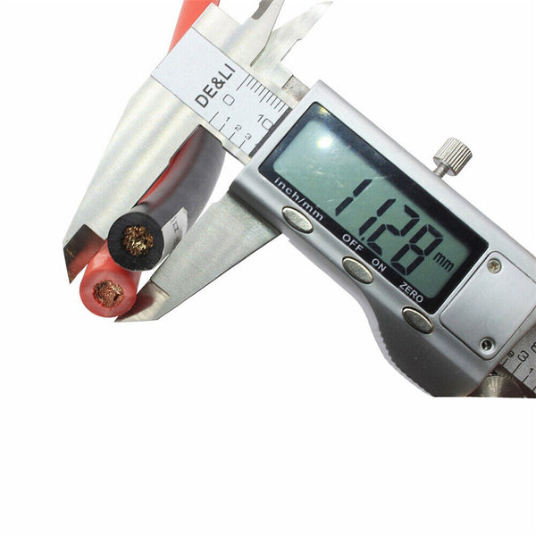 12V 24V 30cm Battery joiner Connector Lead DC Wire 100A Cable & lugs Red & Black