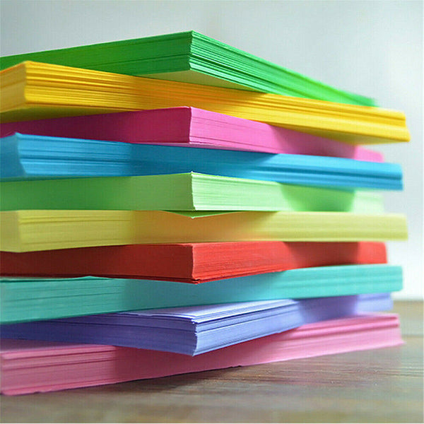 100pcs Square 10 Colors Origami Folding Paper DIY Handmade Crafts Tools 15X15CM