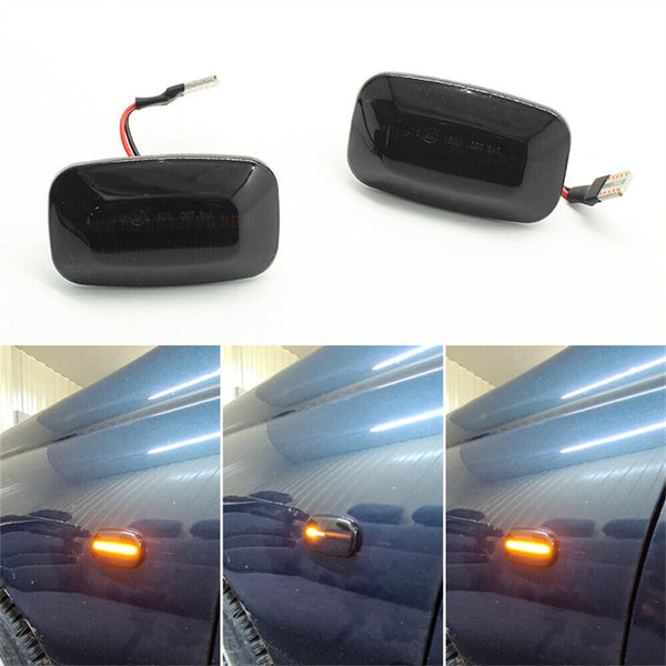 2pcs LED Side Repeater Indicator Light For Toyota-Land Cruiser 70 80 100 Series