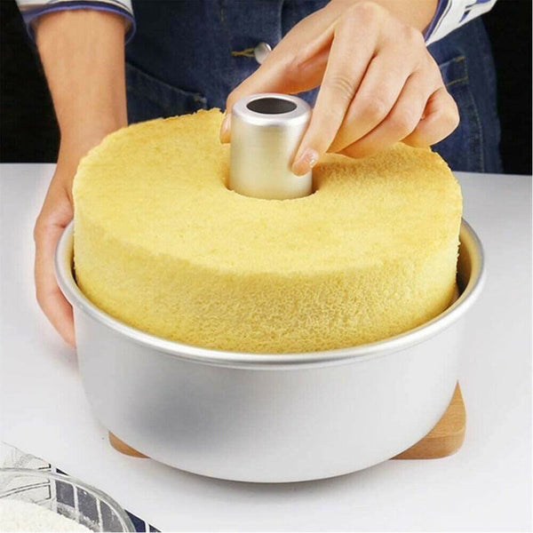 6/8" Round Hollow Chiffon Cake Mold Food Cake Pan Baking Mould Cake Ring