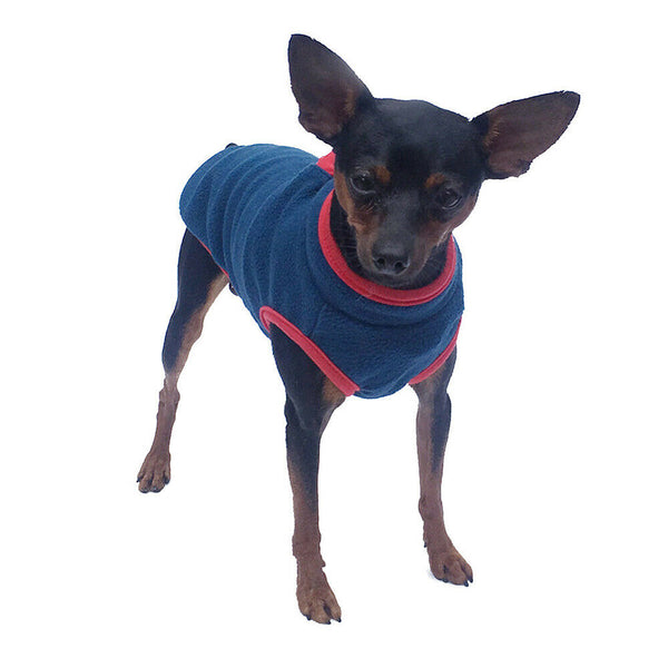 XS-XL Pet Dog Puppy Winter Warm Fleece Jumper Vest Coat Jacket Apparel Clothes