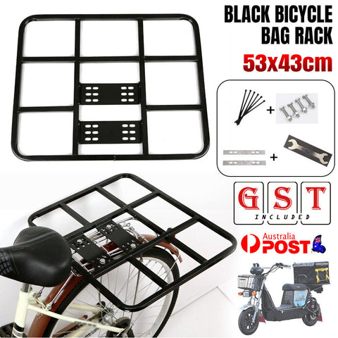 Delivery Bag Rack For Food Riders Ebike Motorcycle Metal Delivery Rack Bicycle