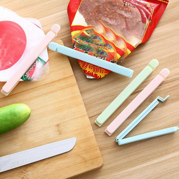 New Sealing Bag Clip Sealer Clamp Kitchen Storage Food Snack Seal Plastic Tool