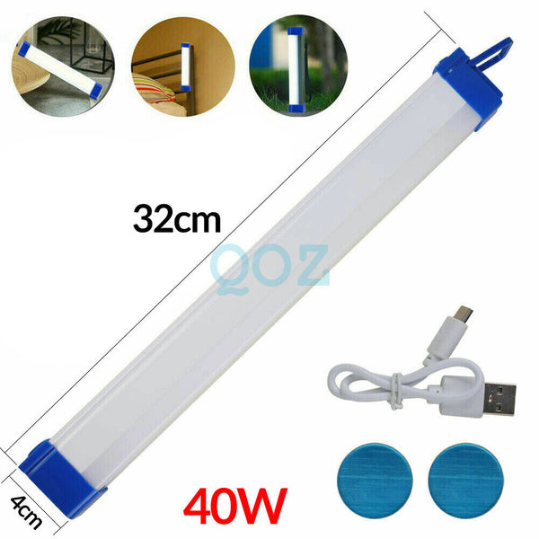 1/2x Portable Lantern LED Camping Light Lighting Stick Rechargeable Magnetic Bar