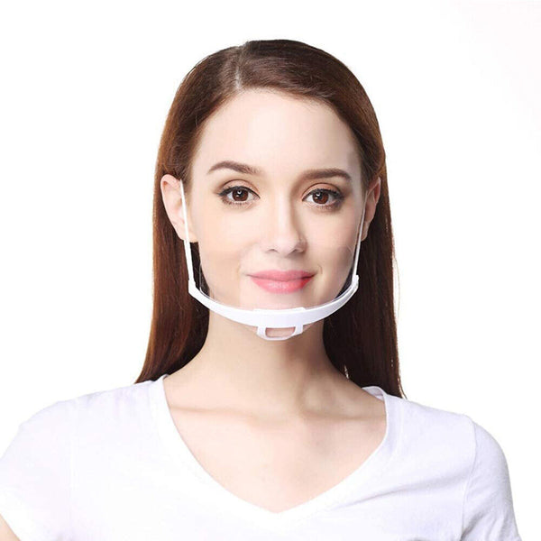 Transparent Face Mask-For Catering Kitchen Retail Hotel Salon Spa Restaurant AU