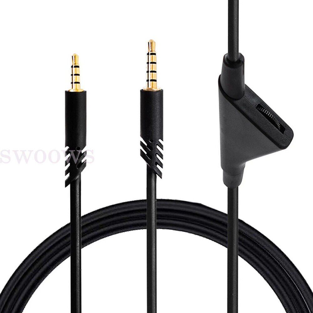 Audio Cable Gaming Headset 2M Volume Control For Astro A10 A40 A30 A50