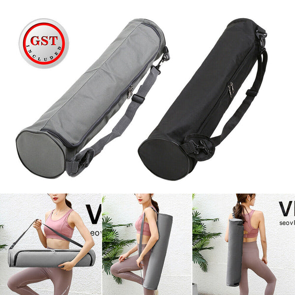 Yoga Mat Storage Bag Waterproof Pad Pocket Fitness Sports Portable Carry Bag