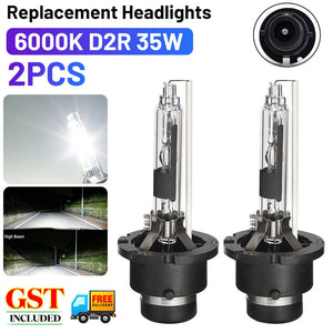 6000K D2R 35W Replacement Headlights HID Xenon White Bulbs Lights 2PCS AU