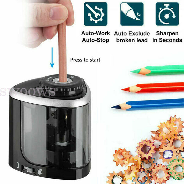 Automatic Electric Pencil Sharpener Operated Students Desktop