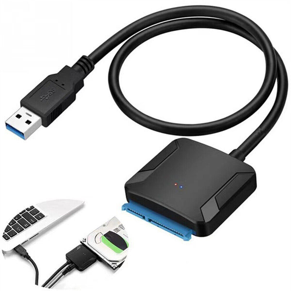 USB 3.0 to 2.5"/3.5" SATA Hard Drive Adapter Cable/UASP to USB3.0 Converter AU