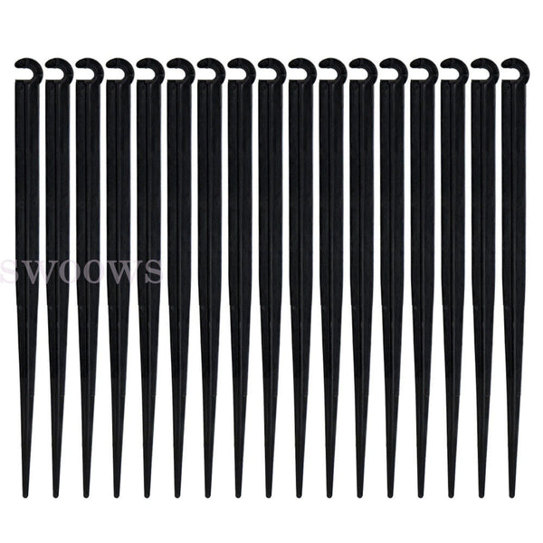 100pcs Garden Drip Irrigation Micro Hose Fixed Holder Support Bracket For Plant