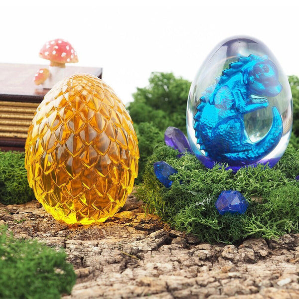 DIY Epoxy Resin Casting Mould Dragon Egg Night Light Silicone Mold Resin Molds