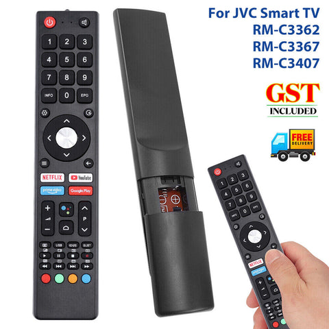 RM-C3362 RM-C3367 RM-C3407 Replacement Remote for JVC Smart TV Televisions