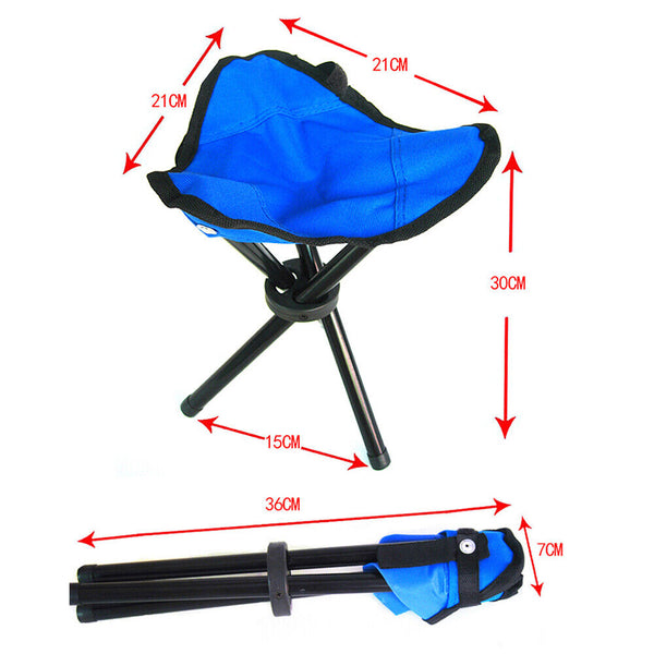 Mini Portable Outdoor Folding Stool Camping Fishing Picnic Chair Seat Hiking