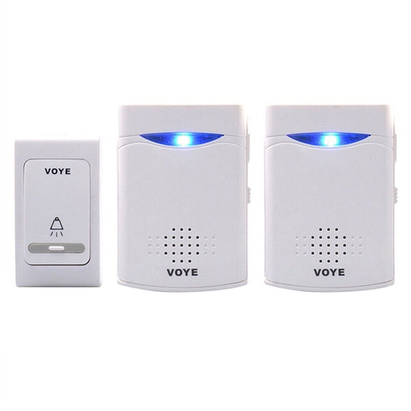 Wireless Door Bell Doorbell Set Digital Remote Control 2 Receivers 38 Chimes AU