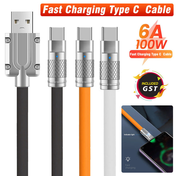 USB-C 3.1 Type C Data Cable Fast Charge PD 100W Quick Charging Data Fast Charger