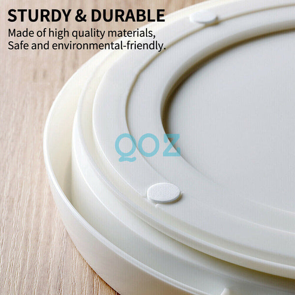 1/2* 25/30cm Non-Skid Turntable Pantry Tray FORLazy Susan Storage Organizer Rack
