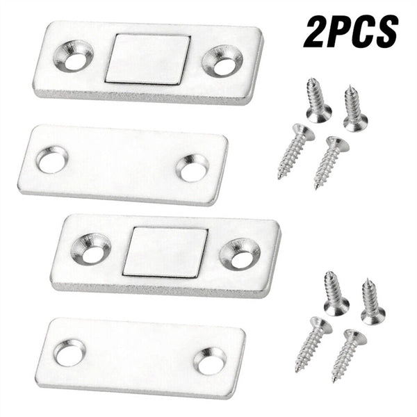 8PCS Strong Magnetic Door Catch Ultra Thin For Door Cabinet Cupboard Glass Latch