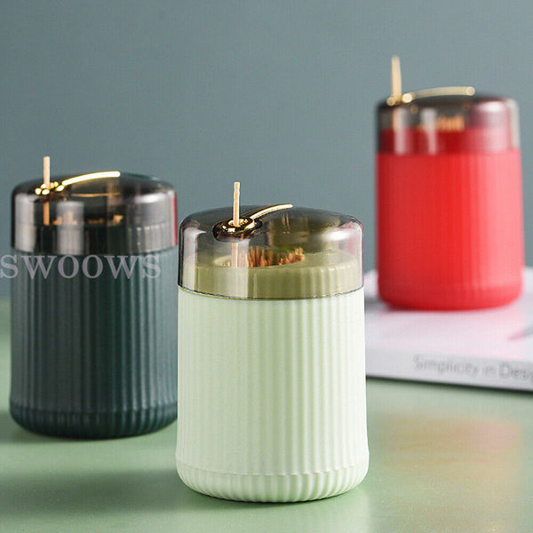 Automatic Toothpick Box Holder Container Portable Toothpick Dispenser