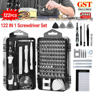 122 IN 1 Screwdriver Set Computer PC Phone Watch Repair Tool Kit HOT