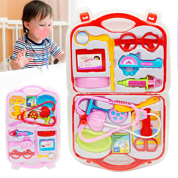 Play Educational Doctor Case Kit Medical Set Hospital Supply Toy Kids Boys Girls