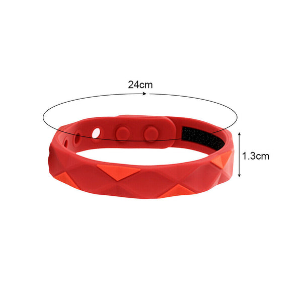 1/2/3 Far Infrared Negative Ions Wristband Anti-Static Silicone Sport Bracelets