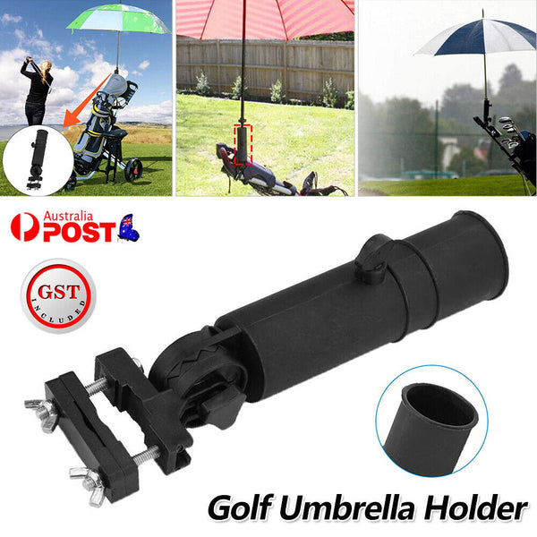 UNIVERSAL GOLF UMBRELLA HOLDER FOR BUGGY CART / BABY PRAM / WHEELCHAIR CLICGEAR