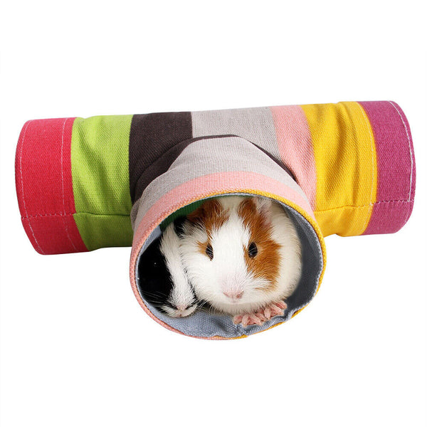 Small Pet Tunnel Guinea Pig Toys Ferret Play Tunnels Tubes for Hamster Hedgehog