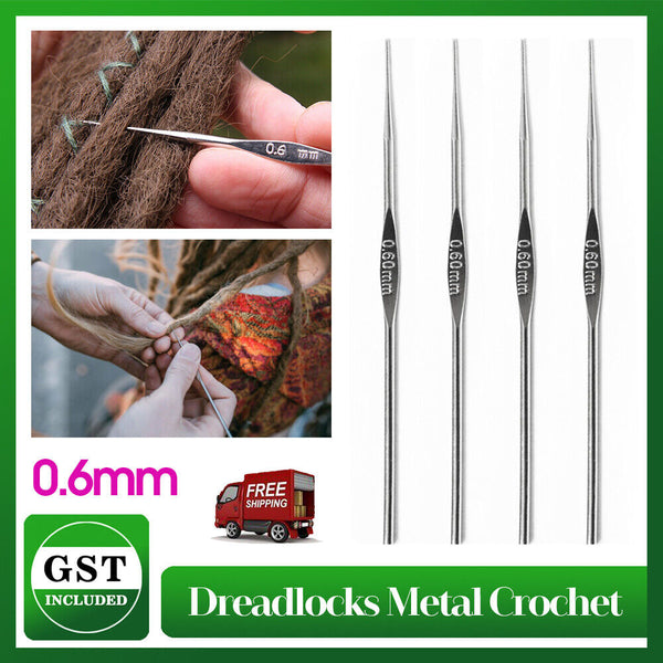 Steel Crochet Dreadlock Hook Dread Tool Dreadlock Maintenance Small Hook 0.6mm