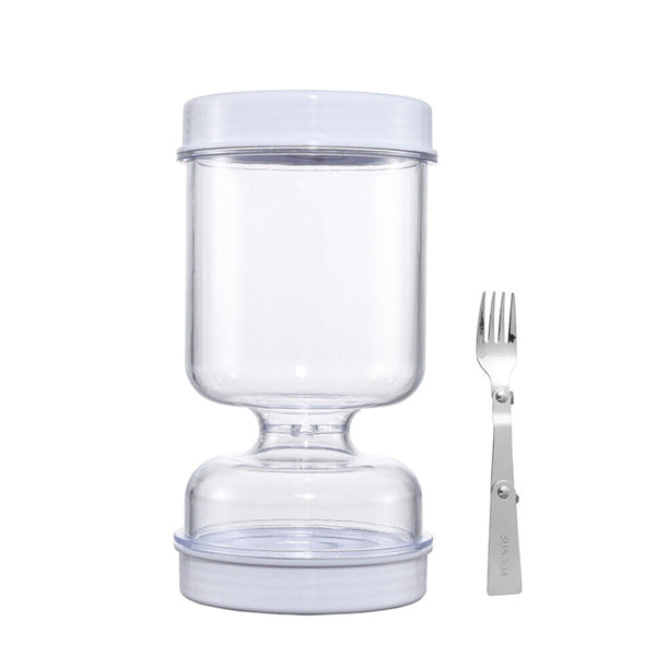 Pickle Jar Hourglass Can Dry Wet Separation Flip Airtight Food Storage Container