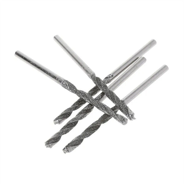 20pcs Diamond Drill Bit Set 4 Sizes 1mm 1.5mm 2mm 2.5mm Twist Tip Jewelry