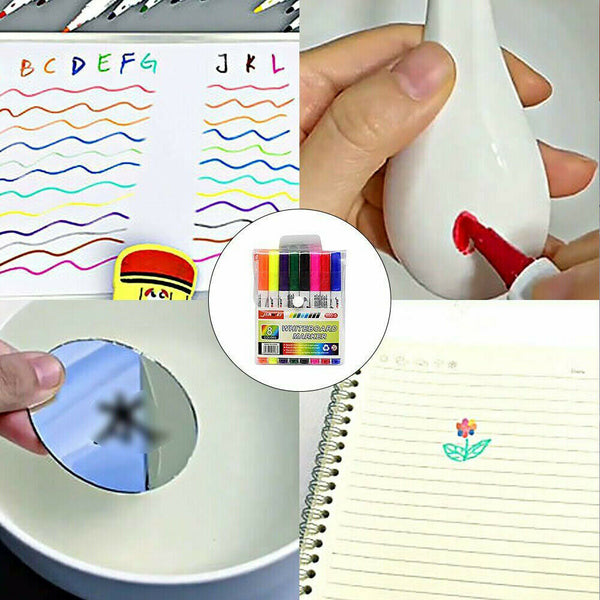 8/12pcMagical Water Painting Pen Magic Doodle Drawing Pens Multicolor Child Gift