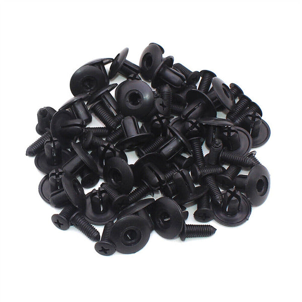 100pcs 8mm Plastic Car Screw Rivet Clips For HOLDEN Interior Trim Panel Clips