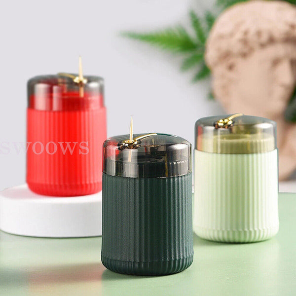 Automatic Toothpick Box Holder Container Portable Toothpick Dispenser