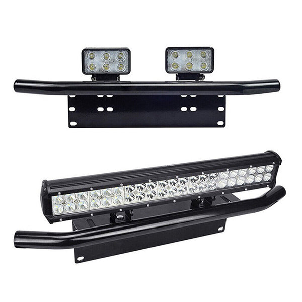 Light LED Bracket License Number Plate Frame Holder Bull Bar Bumper Mount