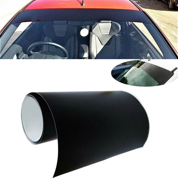 Car Window Sun Visor Strip Tint Film Car Front Windshield UV Shade DIY Decal