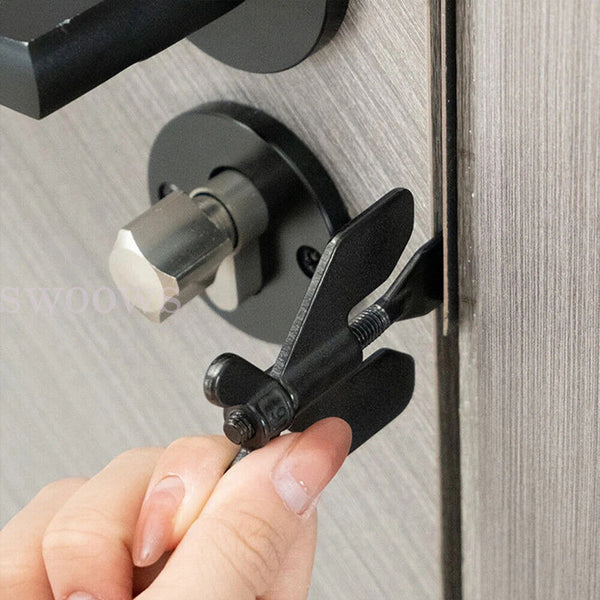 Portable Door Lock Travel Security Door Lock Hotel Intrusion Prevention Buckle ~