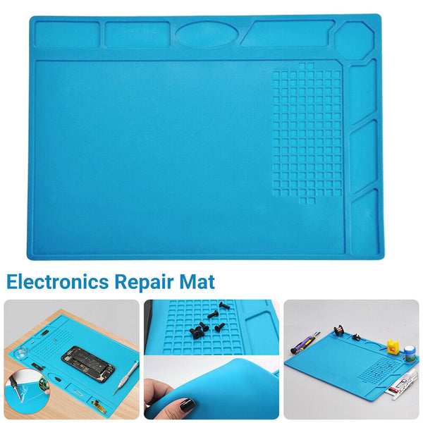 Large Electronics Repair Mat Silicone Soldering Repair Pad Work Station 32*23cm