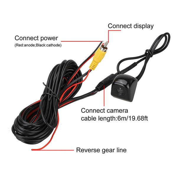 Reverse Camera Waterproof Reversing Camera Kit Car Rear View Camera Day & Night