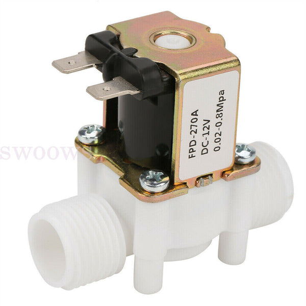 Solenoid Valve 1/2 inch Accessories Air Brass Closed DC 12V/DC24V/DC220V