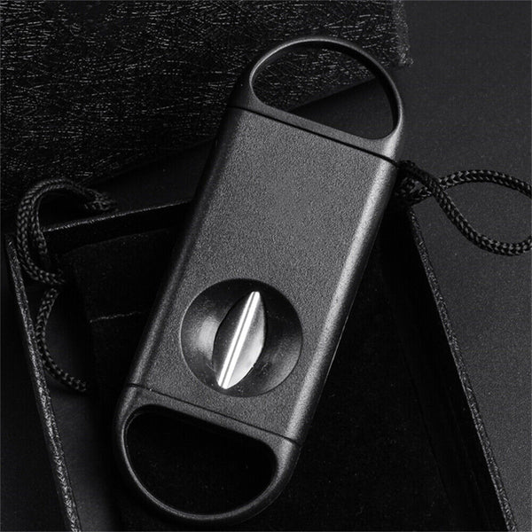 V-Cut Cigar Cutter Stainless Steel Blade Clipper Scissors Tobacco Tool AU