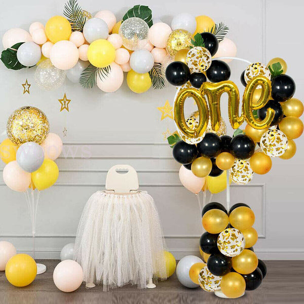 160cmx73cm Circle Balloon Arch Frame Balloons Stand Holder Wedding Column Kit
