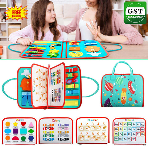 Toddler Busy Board Intelligence Learning Toys Sensory Montessori Board Baby Toy