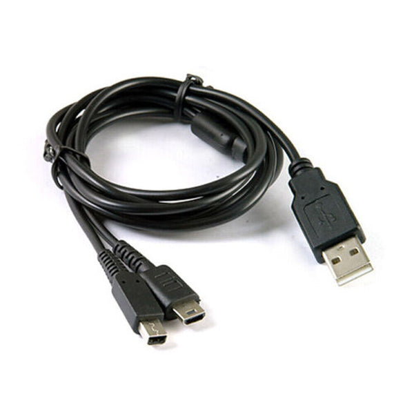 2in1 Cable Sync Data USB Power Charger For Nintendo DS NDS Lite NDSL /DSI