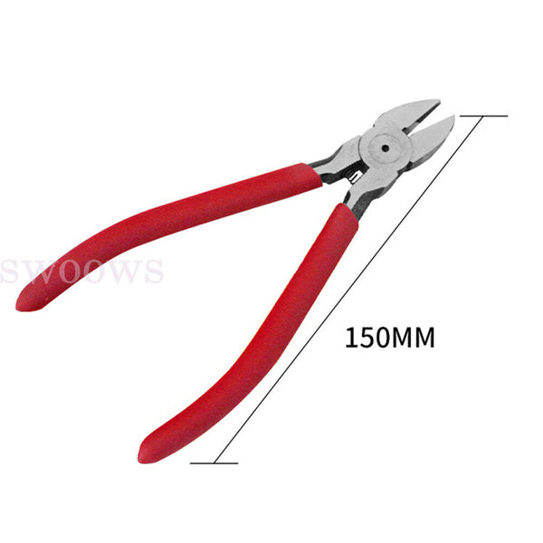 1/2 x 6" Flush Cut Side Cutters Diagonal Cutting Pliers Wire Cable Nippers Tools