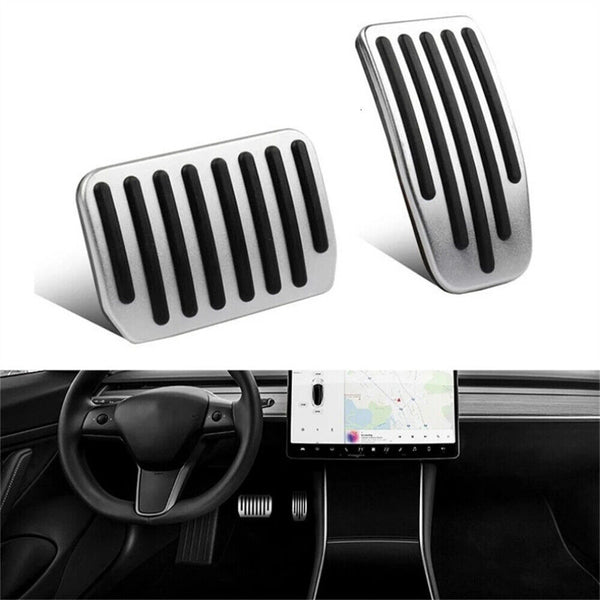 Performance Foot Pedals Aluminum Pad Cover Accessories for Tesla Model Y/3 17-23